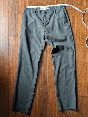 Banana Republic Black Tailored Slim Fit Dress Pants Size 31x32
